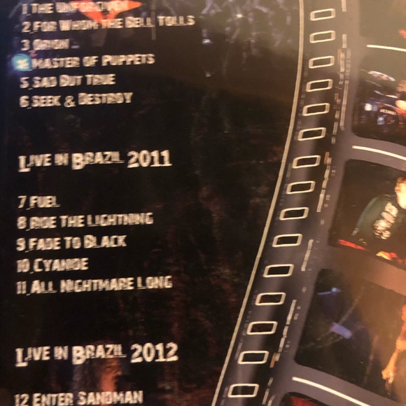 Metal Attack by Metallica (DVD, Sep-2012) Live In Korea 2006, Brazil 2012, 2012 - Picture 4 of 6